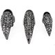 thumbnail image 1 of 5 piezas de accesorios para dedos de Halloween, joyería de mano para Halloween, anillos para nudillos, joyería única para festivales, fiesta de graduación, baile de disfraces, 1 of 5