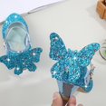 thumbnail image 5 of Flower Girls Crystal Bling Princess Shoes Fashion Bow-Knot Perform Dance Party Wedding Shoes Mary Jane Toddler/Little Kid/Big Kid, 5 of 8