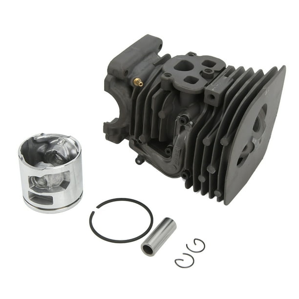 Kit de Pistón de la Cabeza del Cilindro de Motosierra, 53732050101 Metal de Acero de Servicio Pesado A Prueba de Óxido Parar Reparar