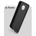 thumbnail image 7 of Encased Moto Z4 Case (Thin Armor) Slim Fit Flexible Grip Cover for Motorola Moto Z4 Phone - Black, 7 of 7