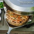 thumbnail image 3 of Solo Stove Pi Prime Gas Pizza Oven Outdoor | Portable, Stainless Steel Powerful Demi-Dome Heating, Cordierite Pizza Stone, Panoramic Opening, Perfect for Authentic Stone Baked Pizzas, 3 of 8