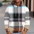 thumbnail image 1 of Styesk Sweatshirts pour Hommes, Sweat à Capuche Imprimé à Manches Longues et Amples, 1 of 5