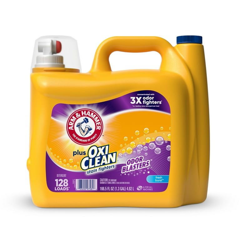 ARM & HAMMER, Liquid Laundry Detergent, 128 Loads, Fresh Burst