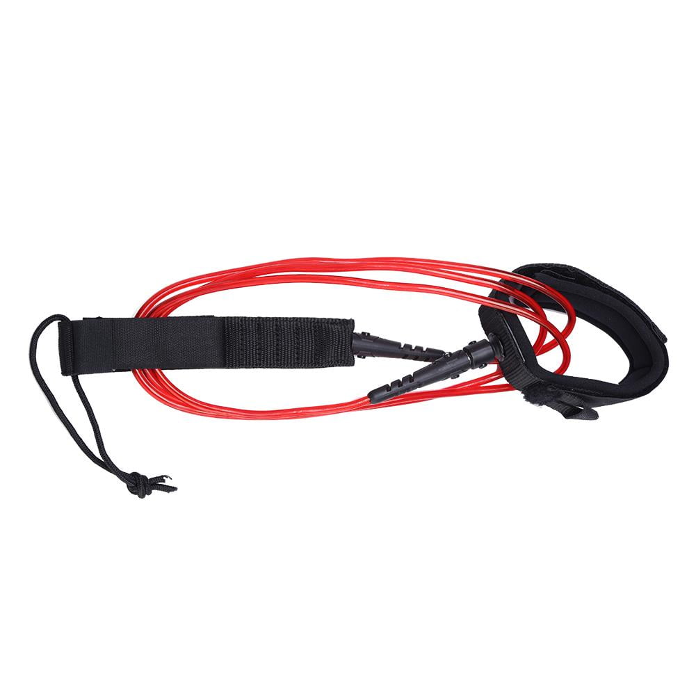 Mgaxyff surfing leash, ankle leash,5 Colors TPU 6ft 5.5mm Surfboard Leash With Hook and Loop