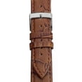 thumbnail image 3 of Morellato Bolle (Ec) Watch Strap - Tan Brown - 12mm - Chrome-plated Stainless Steel Buckle - MORELLATO 1930 Collection, 3 of 10
