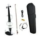 thumbnail image 3 of Profesional 4/4 Tamaño Silencioso / Violín Eléctrico Violín Blanco Con Bolsa Orquesta Portátil Concierto Escenario Accesorio De Rendimiento SM SunniMix Violín eléctrico silencioso, 3 of 8