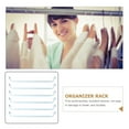 thumbnail image 6 of EXHUMKY 6-Pack White Clothes Hangers for Home Storage and Organization, Closet Rack Organizer, 6 of 7
