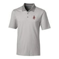 thumbnail image 2 of Men's Cutter & Buck Gray Washington State Cougars Big & Tall Forge Tonal Stripe Stretch Polo, 2 of 3