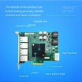 thumbnail image 5 of Tarjeta de Red Vision Frame Capture I350T4POE con Chip I350AM4, Cuatro Puertos RJ-45x4, PCIe2.0 X8 POE., 5 of 5