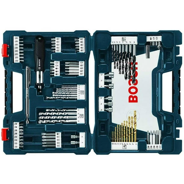 Set Brocas Destornillador V-line 91pz + Estuche Ms4091 Bosch