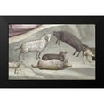 thumbnail image 2 of Giotto 14x10 Black Modern Framed Museum Art Print Titled - Joachims Sacrifice - Detail, 2 of 5