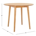 thumbnail image 3 of SAFAVIEH Lovell Transitional Folding Round Dining Table, Light Oak (35 in. W x 35 in. D x 29 in. H/35 in. W x 19.39 in. D x 29.13 in. H), 3 of 12