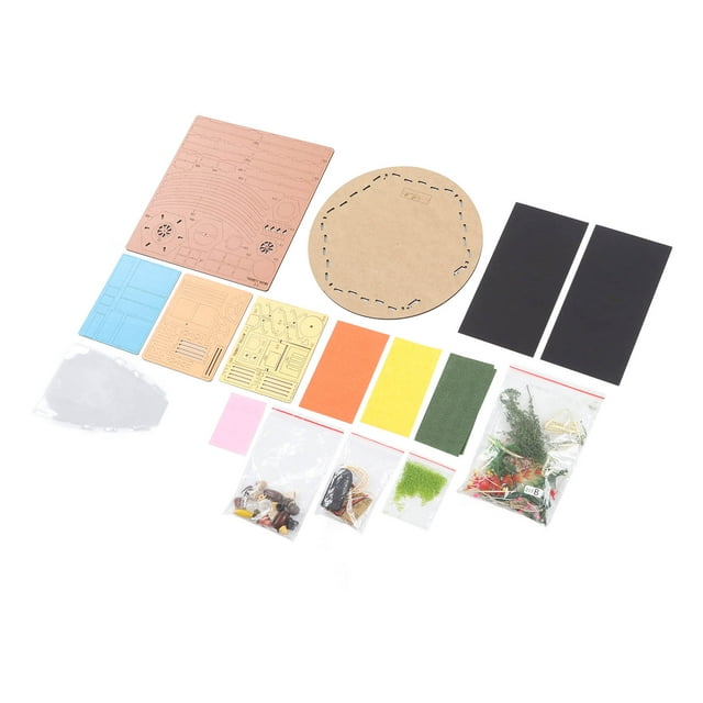 Tiny House Kit, 1:24 Star Garden Miniature House Kit For Office