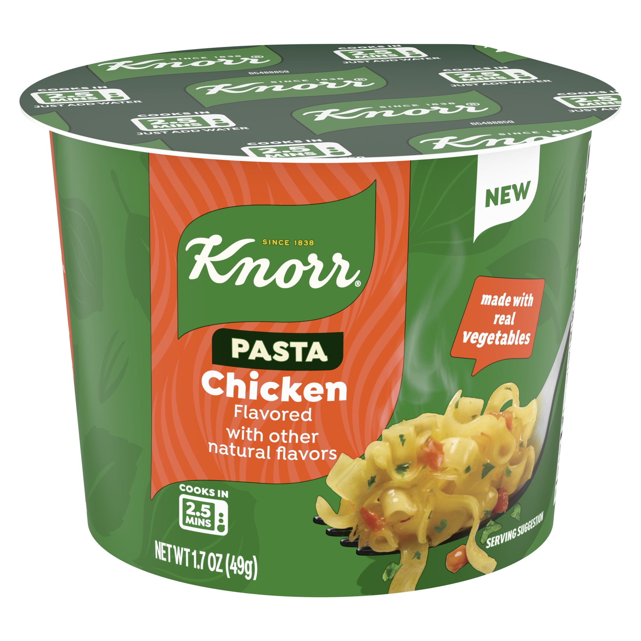 Knorr Sides Chicken Pasta Cup 1.7oz, Made with Real Vegetables