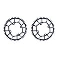 thumbnail image 1 of VONKY 1/2/3/5 Vélo 104BCD Roue à Chaîne Ronde Pièces d'Anneau Noir 50T 2PCS, 1 of 1
