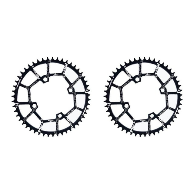 VONKY 1/2/3/5 Vélo 104BCD Roue à Chaîne Ronde Pièces d'Anneau Noir 50T 2PCS