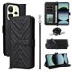 thumbnail image 1 of For Xiaomi Redmi Note 14 4G (163.25mm) Wallet Case with Shoulder/ Wrist Strap Leather Phone Cover Stand, 1 of 4