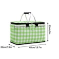 thumbnail image 6 of Folding Cooler Box Picnic Bag Portable Heat Preservation Food Storage Bag, 6 of 6