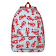 thumbnail image 1 of Crustacean Seafood Marine Ocean Travel Backpack – Lightweight Student Backpack with Nautical Beach Design, Comfortable Carrying, and Anti-theft Features for Daily Use and Short Trips, 1 of 5