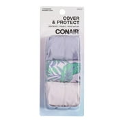 Conair Cover & Protect Shower Caps, Standard Size, 3 Count