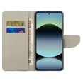 thumbnail image 3 of For Xiaomi Redmi Note 14 4G (164.84x78.15x8.16mm) Case Pattern Printing Cross Texture Leather Phone, 3 of 5