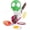 Avocado Green, variant on Stainless Steel Onion Cutter – Multi-Function Vegetable Cutter & Herb Stripper for Avocados, Eggs, Tomatoes, Potatoes (Green)