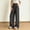Gray, variant on IUYRTFE Women Solid Color Elastic Waist Straight Leg Pants with Pockets Casual Loose Trousers for Daily Wear