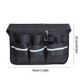 thumbnail image 4 of Hotel Restaurant Cleaner Waiter Waist Belt Tool Bag with Pockets KTV Dining Cleaning Tool Storage Bag ,Adjustable, 4 of 5