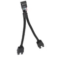 thumbnail image 3 of 1Pcs Computer Motherboard USB Extension Cable 9 Pin 1 Female to 2 Male Y Splitter Audio HD Extension Cable for PC DIY, 3 of 9