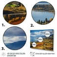 thumbnail image 3 of Designart "Serenity in Canada s Okanagan Region II" Landscapes Floater Framed Canvas Wall Art, 3 of 7