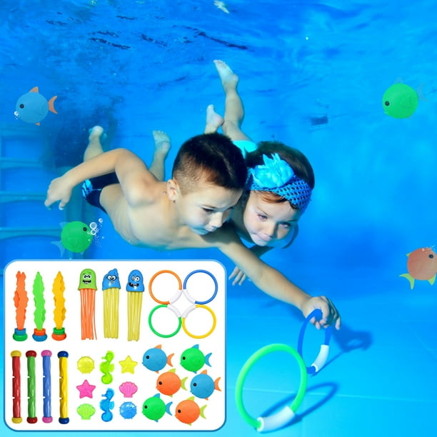 Aozowin Swimming Pool Diving Toys forKids Sinking Toys Set Underwater