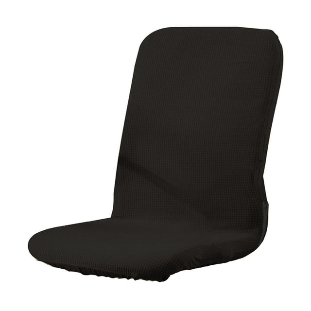 Anti-Dirty Rotating Stretch Office Computer Desk Cover Waterproof Elastic Covers Removable Slipcovers - Black Housse noire pour Chaise