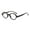 Black, variant on Womens Black Small Round Presbyopic Glasses Men Fashion Trendy Personalized Reading Glasses Spring Hinge Readers +1.25
