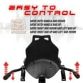 thumbnail image 6 of HoverFUN Hover Kart Go Kart Adjustable Seat Attachment for 6.5" Hover-Board Buggy - Black, 6 of 7