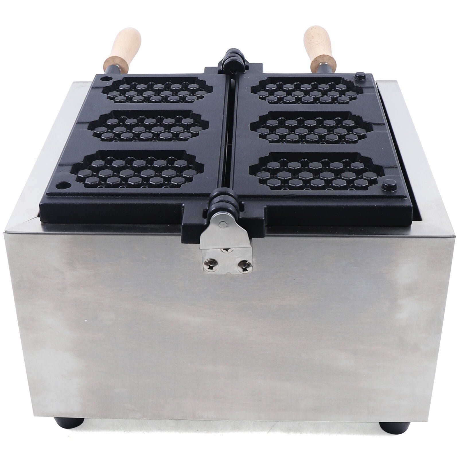 Miumaeov 3pcs Honeycomb Waffle Maker Nonstick Commercial Waffle Machine 110V Temperature 122-572℉ Belgian Waffle Baker for Restaurant and Home Use