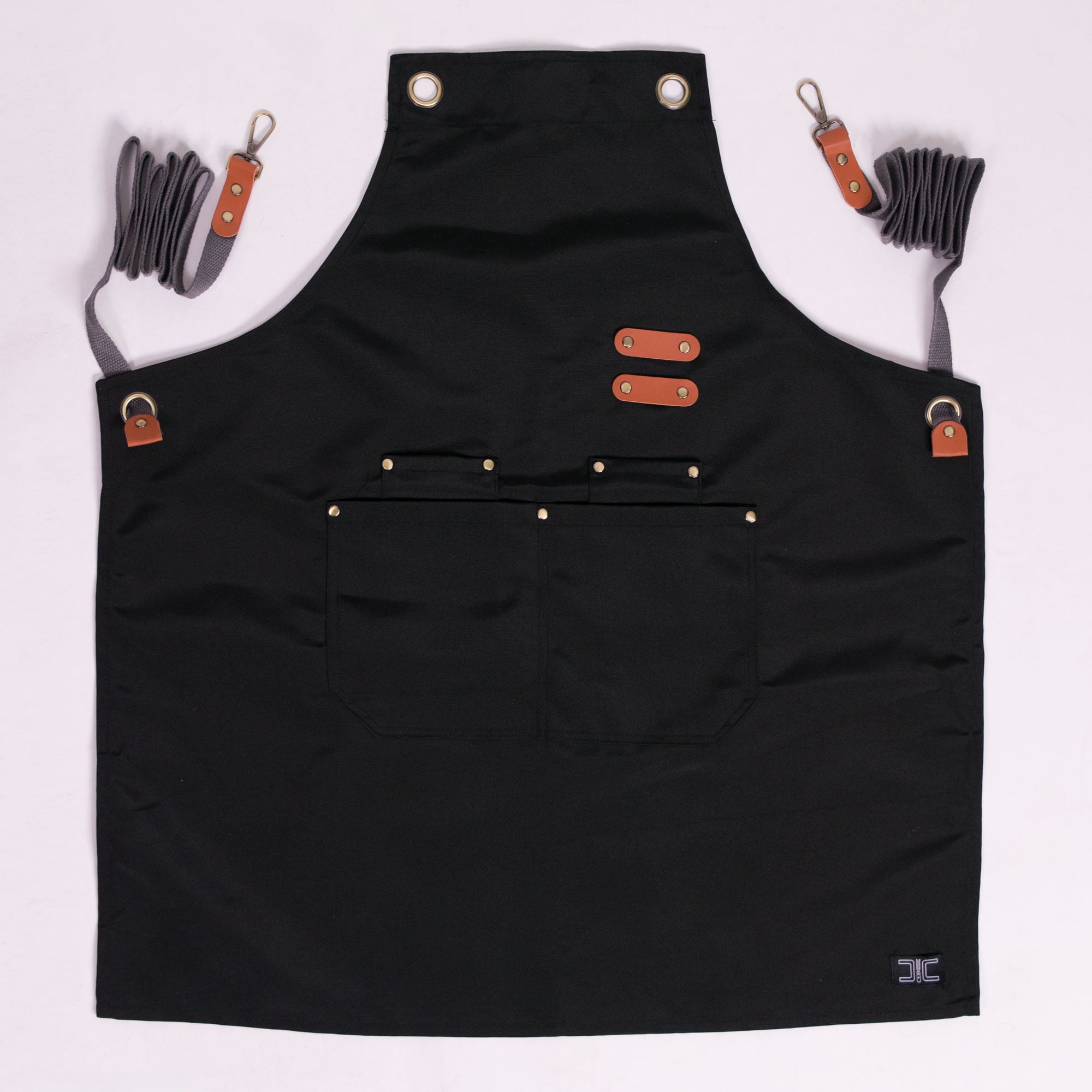2-PACK CrossBack Multi-purpose Utility Apron with Adjustable Straps, Liquid Repellent