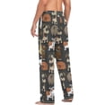 thumbnail image 5 of GZHJMY Dog Pajama Pants for Men, Lounge Pants Lightweight Men Pajama Bottoms with Drawstring Pockets, Christmas New Year Birthday Gifts, X-Large, 5 of 6