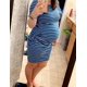 thumbnail image 2 of Vestido de maternidad Beauty Summer Blue White Stripe XXL, 2 of 7