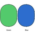 thumbnail image 2 of 5X 6.5 Pieds Écran Vert Portable Chromakey Décors Double Face 2-en-1 Réversible Pop Up Décor, 2 of 5