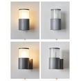 thumbnail image 4 of FSLiving Grey PMMA Wall Lamp with Auto Timer IP65 with UL Waterproof Plug-in Button Cord Terrace Light Industrial Barn Sconce Terrace Lights for Outdoor/Indoor Wall Light - 1 Light, 4 of 9