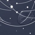 thumbnail image 4 of Yayeee Shower Curtain with Hooks 72"x72" Waterproof Fabric Bathroom Hanging Decor, White Cat Planet, 4 of 5
