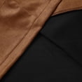 thumbnail image 7 of Men's Western Cowboy Suede Jacket Vintage Plush Collar Faux Leather Winter Warm Overcoat with 4 Pockets, 7 of 7