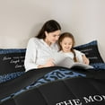 thumbnail image 5 of jejeloiu Chic Cheetah Pattern Bedding Comforter Set,Wildlife Animals Leopard Twin Comforter Sets,Black Deepblue Bedding Set For Kids,Ultra Soft Home Decor Reversible,2-Piece, 5 of 8