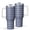 White-4, variant on Christmas 40oz Tumbler– Stainless Steel Insulated Tumbler with Handle and Straw, Large Capacity Travel Cup for Hot & Cold Drinks