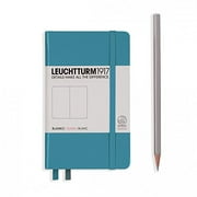 Angle View: LEUCHTTURM1917 Hardcover Small (A6) Pocket Notebook Nordic Blue Dotted