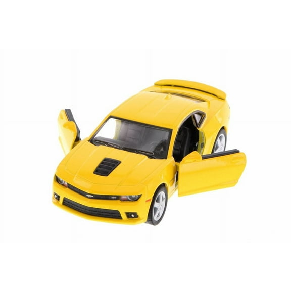 2014 Chevrolet Camaro, Yellow - Kinsmart 5383D - 1/38 Scale Diecast Model Toy Car (Brand New, but NOT IN BOX)