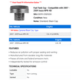 thumbnail image 2 of Fuel Tank Cap - Compatible with 2007 - 2009 Isuzu NPR-HD 2008, 2 of 2