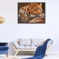 thumbnail image 4 of Kits de pintura al óleo de leopardo por números, cuadro de lienzo, arte de pared, manualidades para colorear DIY Likrtyny decoración de arte, 4 of 9