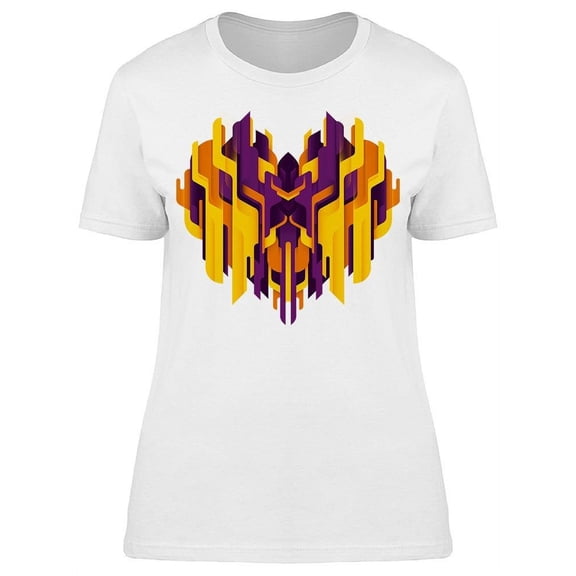 Futuristic Style Heart Tee Women's -Image by Shutterstock