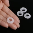 thumbnail image 5 of Uxcell Flanged Sleeve Bearings Plastic Bushings Nylon Bushings, White 10x12x5.7mm 4Pcs, 5 of 5